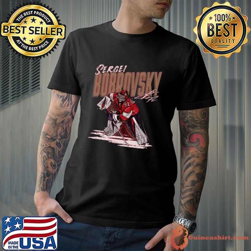 Sergei Bobrovsky Russian professional ice hockey Florida Chisel T-Shirt