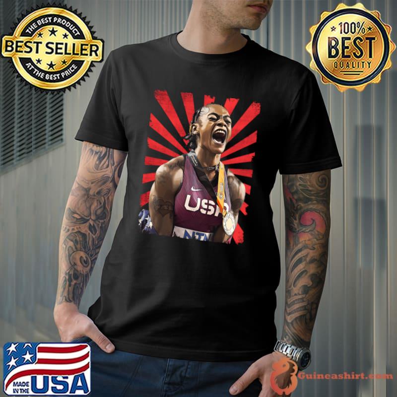 Sha Carri Richardson Fan American track and field sprinter T-Shirt Unisex