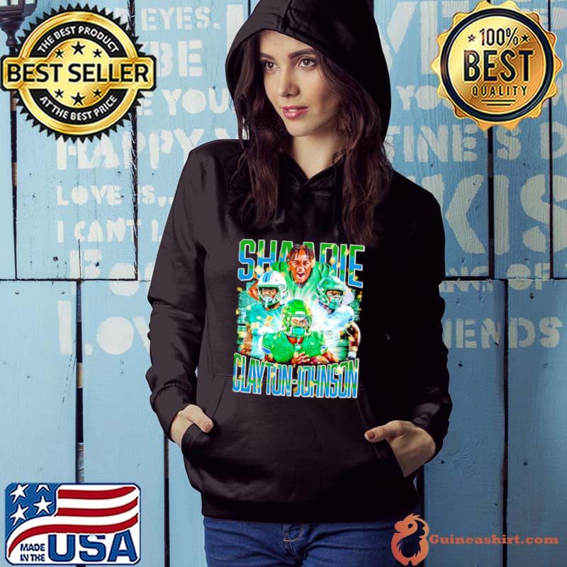 Shaadie Clayton Johnson Tulane Green Wave graphics poster s Hoodie