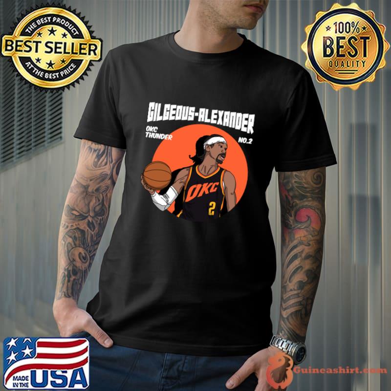 Shai Gilgeous-Alexander Comic Style Art T-Shirt
