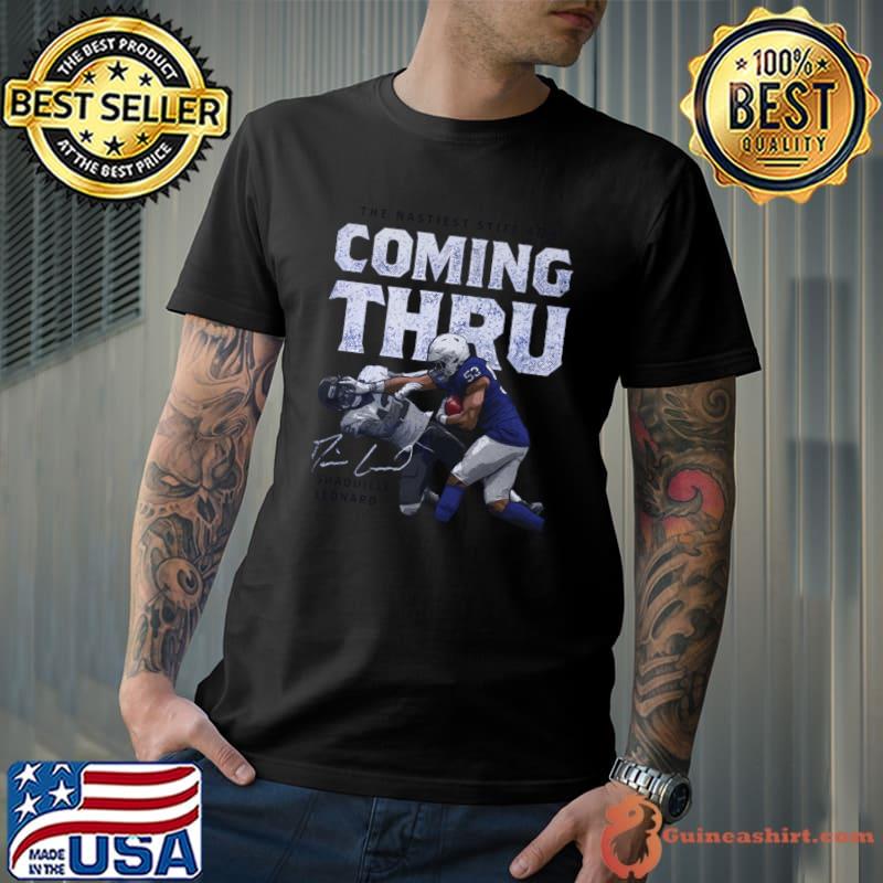 Shaquille Leonard Indianapolis Coming Thru T-Shirt