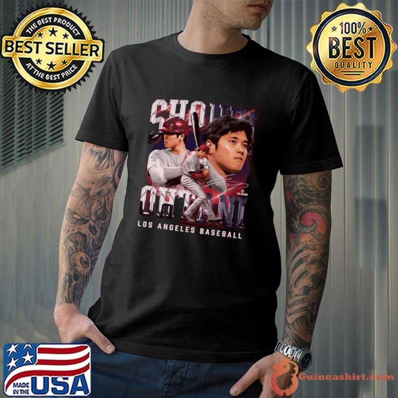 Shohei Ohtani Japanese professional baseball pitcher Los Angeles A Retro T-Shirt