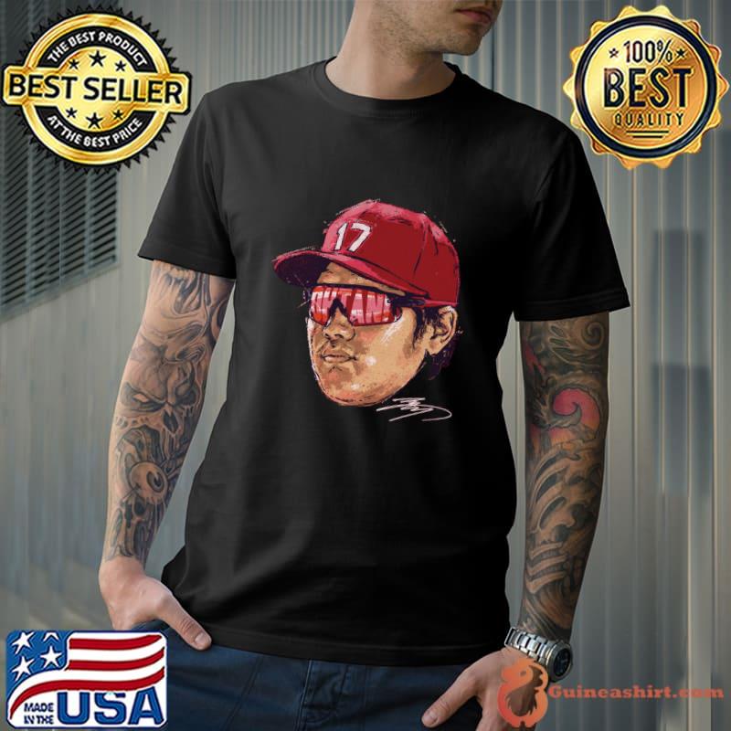 Shohei Ohtani Japanese professional baseball pitcher Los Angeles A Sunglasses T-Shirt