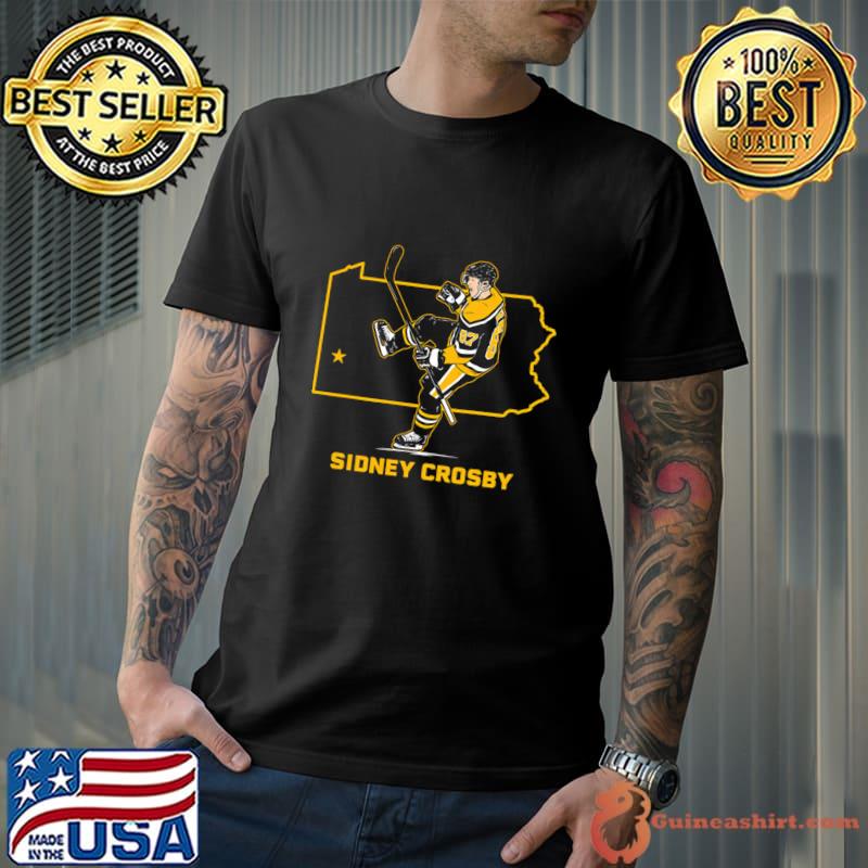 Sidney Crosby State Star Canadian professional ice hockey centre T-Shirt