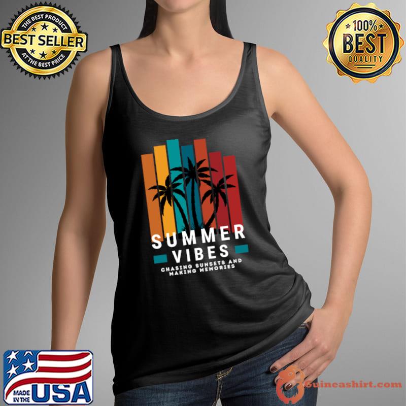 Summer Family Vacation 2024 Vibes Chasing Sunsets and Making Memories T-SHirt