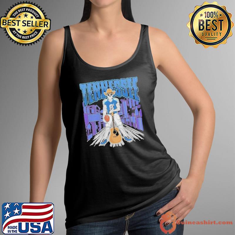 Tennessee Titans Football Skeleton Dead Vintage 2024 Shirt