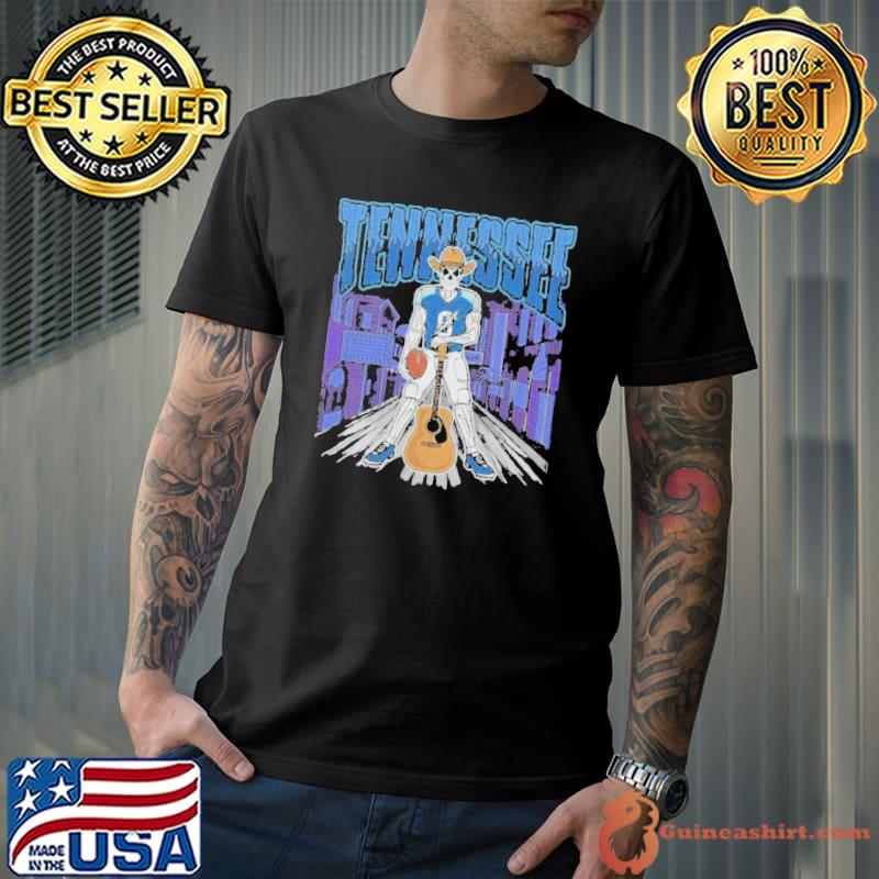 Tennessee Titans Football Skeleton Dead Vintage 2024 Shirt Unisex