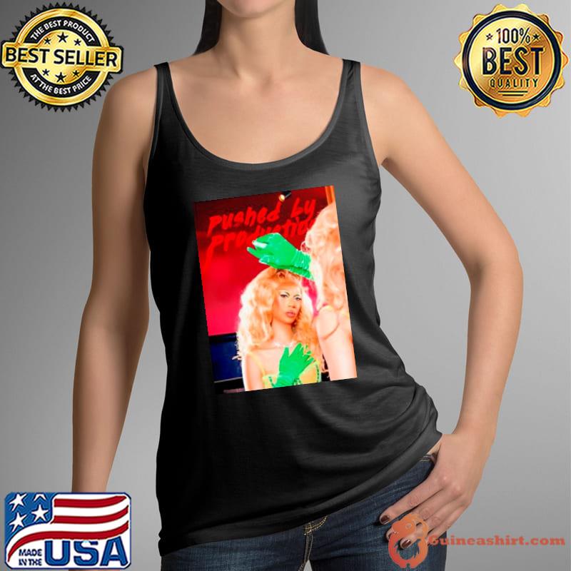 Tia Kofi pushed by production shirt