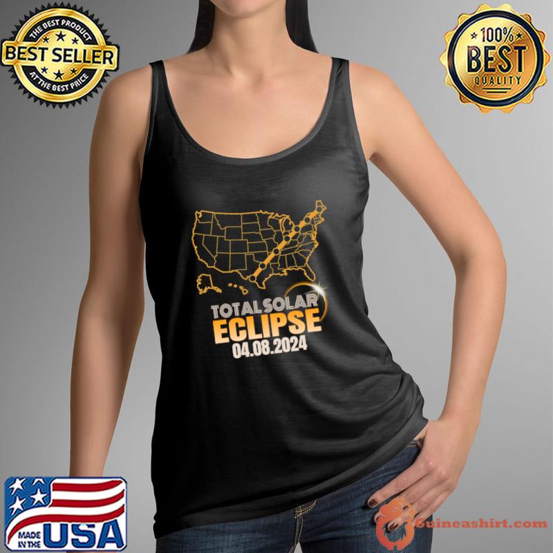 Total Solar Eclipse Maps April 2024 T-Shirt