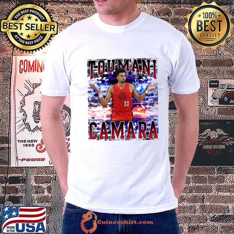Toumani Camara Belgian professional basketball player for the Portland Trail Blazers T-Shirt