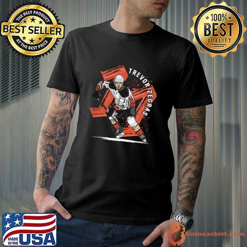 Trevor Zegras American professional ice hockey center Anaheim Brush T-Shirt