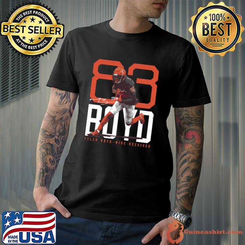 Tyler Boyd Cincinnati Bold Number American football wide receiver T-Shirt