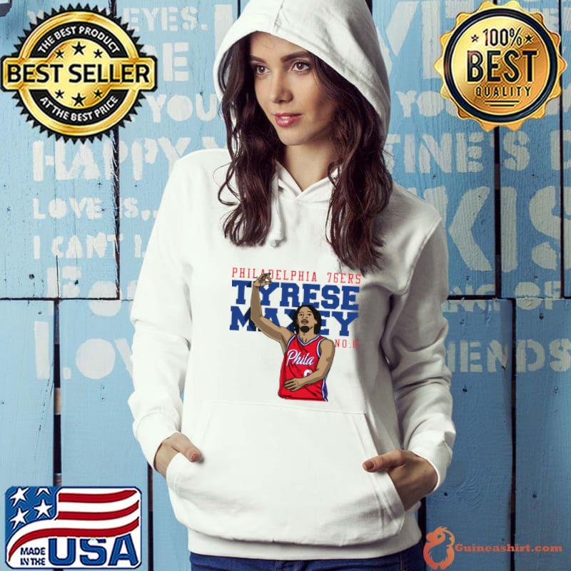 Tyrese Maxey Comic Style American professional basketball T-Shirt Hoodie