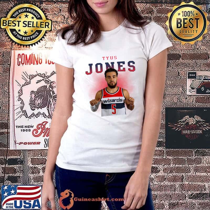 Tyus Jones American professional basketball player Washington Wizards T-Shirt