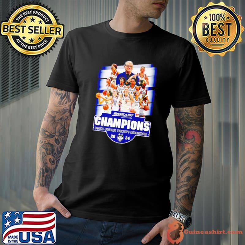 Uconn Huskies Women’s basketball 2024 Big East Conference Champions shirt
