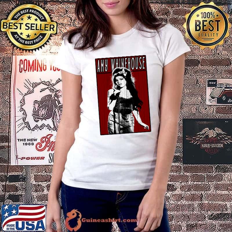 Vintage Amy Whinehouse English singer and songwriter T-Shirt