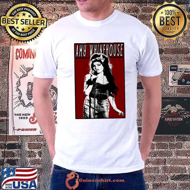 Vintage Amy Whinehouse English singer and songwriter T-Shirt Unisex