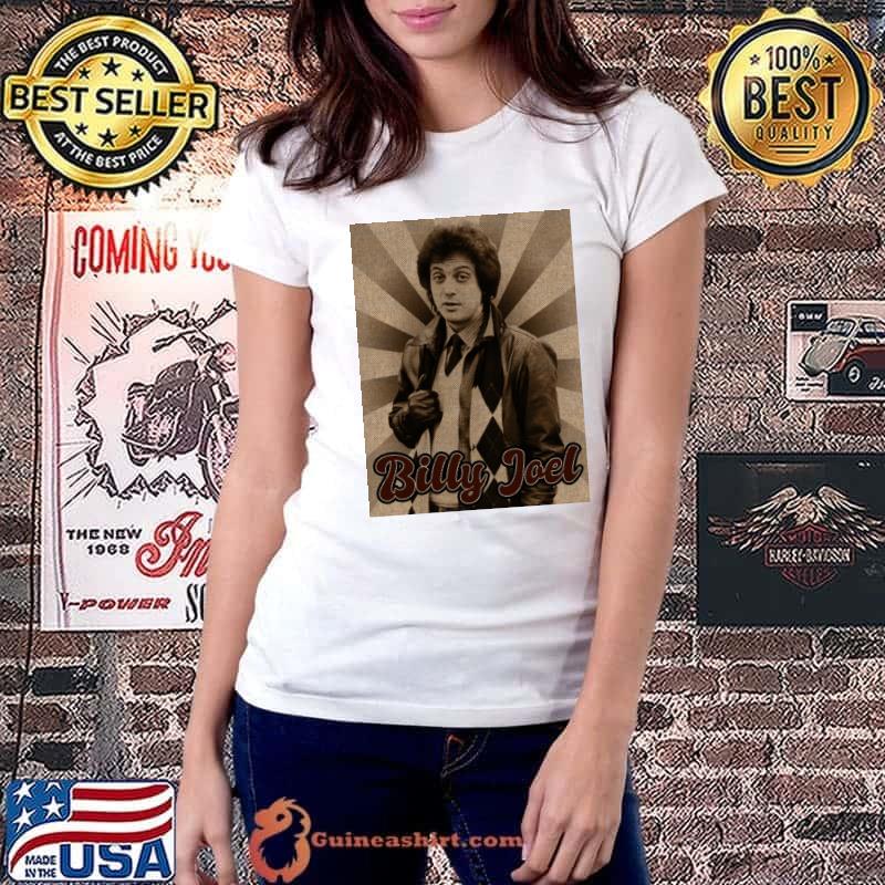 Vintage Billy Joel American singer songwriter and pianist T-Shirt