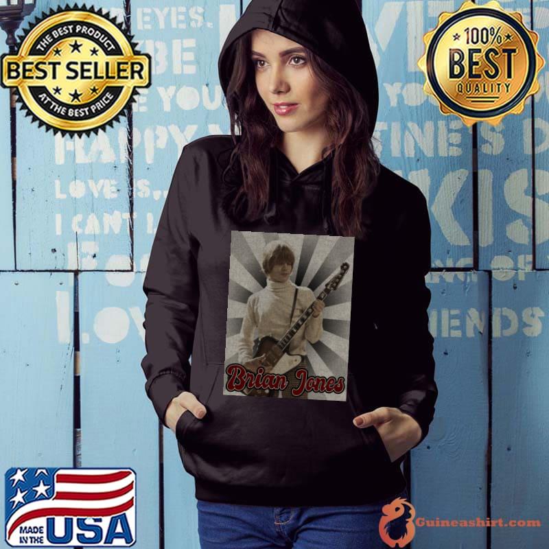 Vintage Brian Jones English musician songwriter and record producer T-Shirt Hoodie