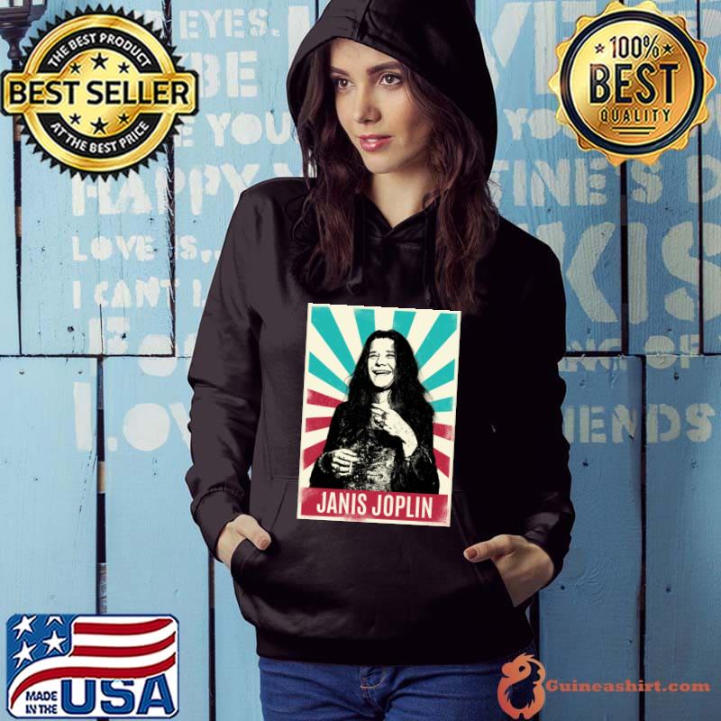 Vintage Janis Joplin American singer and songwriter T-Shirt Hoodie