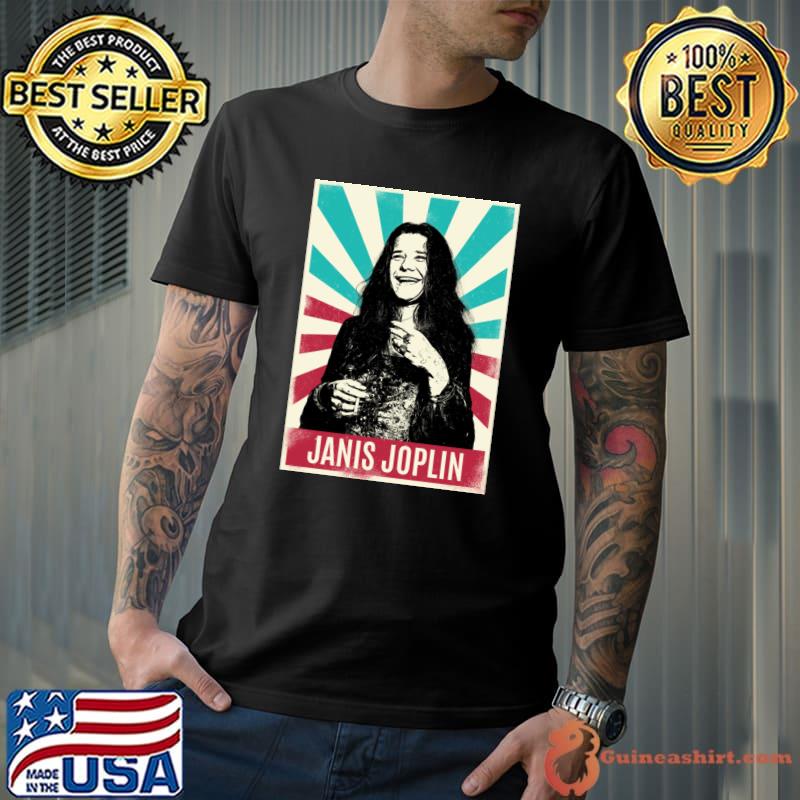 Vintage Janis Joplin American singer and songwriter T-Shirt Unisex