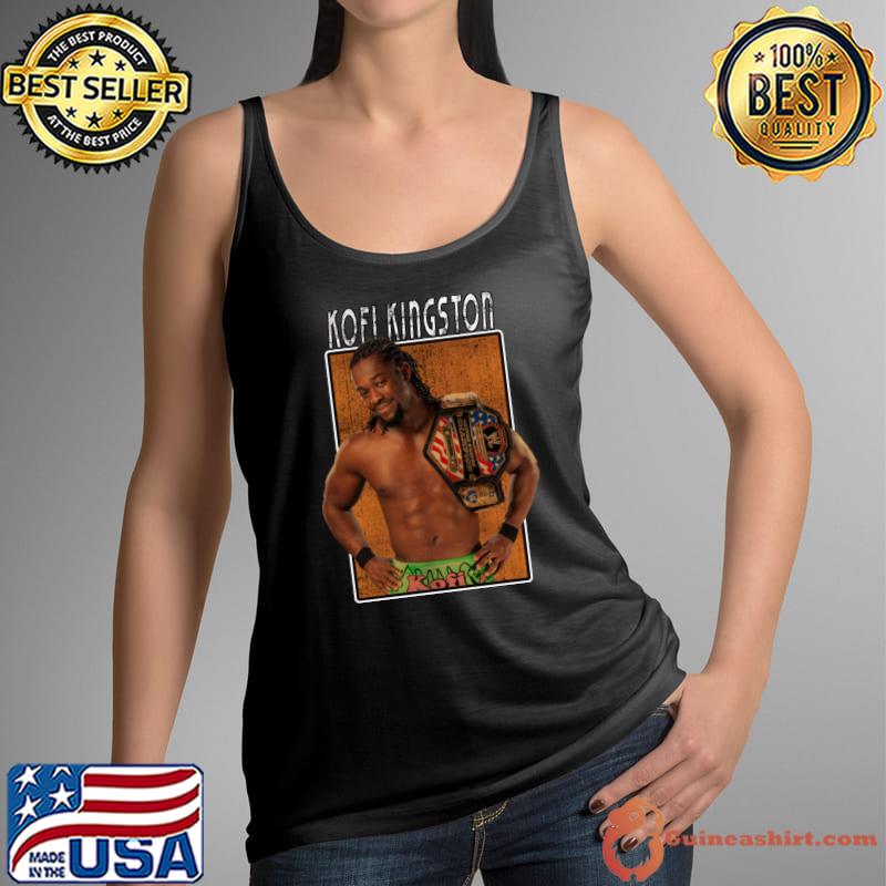 Vintage Wwe Kofi Kingston Ghanaian-American professional wrestler T-Shirt Tank Top