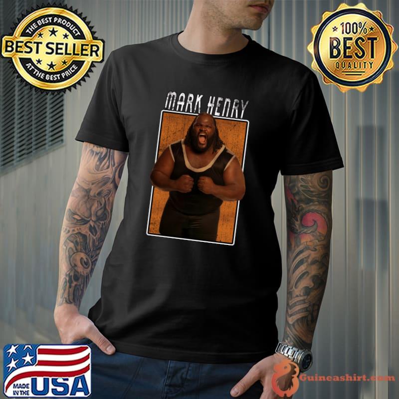 Vintage Wwe Mark Henry American former powerlifter Olympic weightlifter, strongman T-Shirt