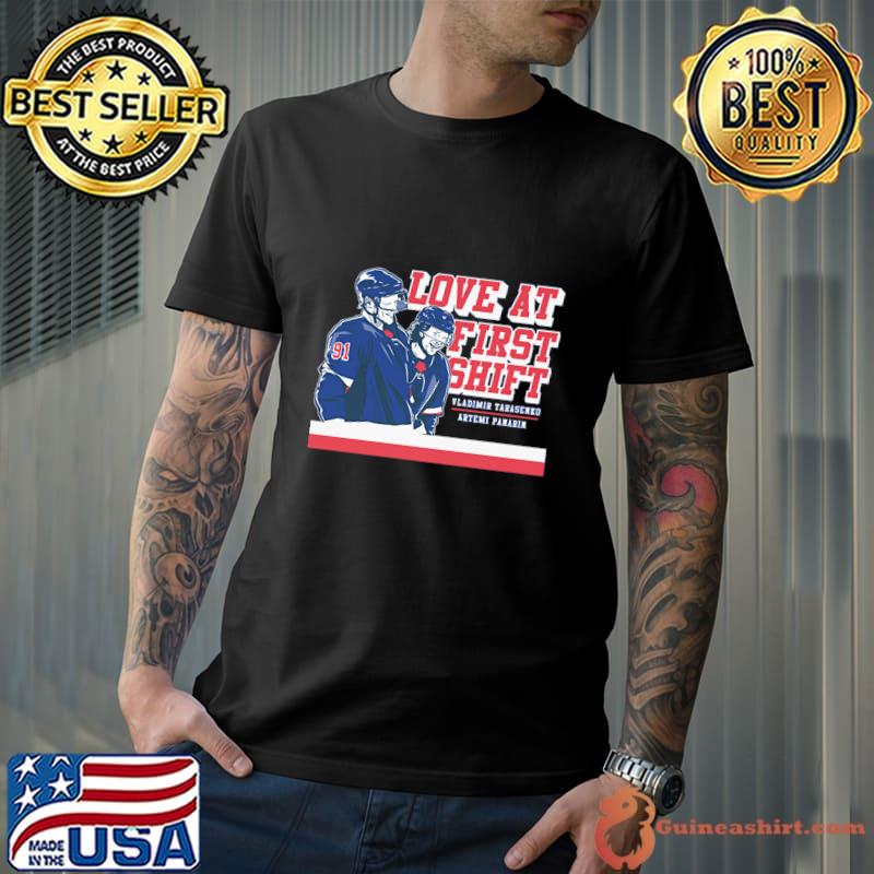 Vladimir Tarasenko & Artemi Panarin Love At First Shift T-Shirt