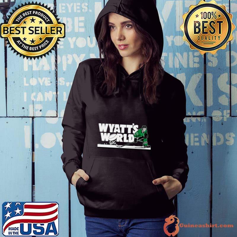 Wyatt Johnston's World Canadian professional ice hockey centre T-Shirt Hoodie