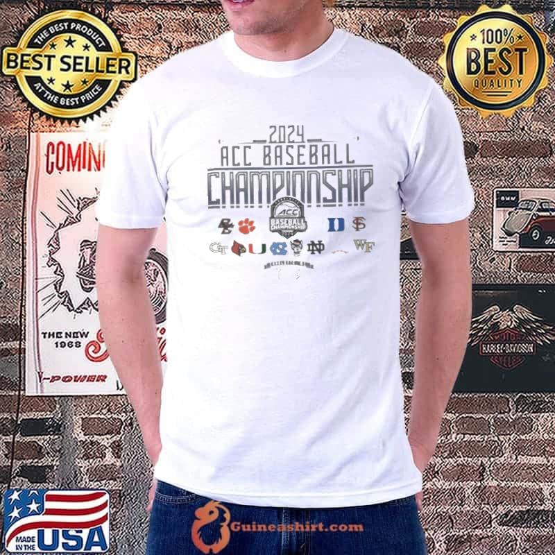 2024 ACC Baseball Championship Charlotte, NC Shirt Unisex