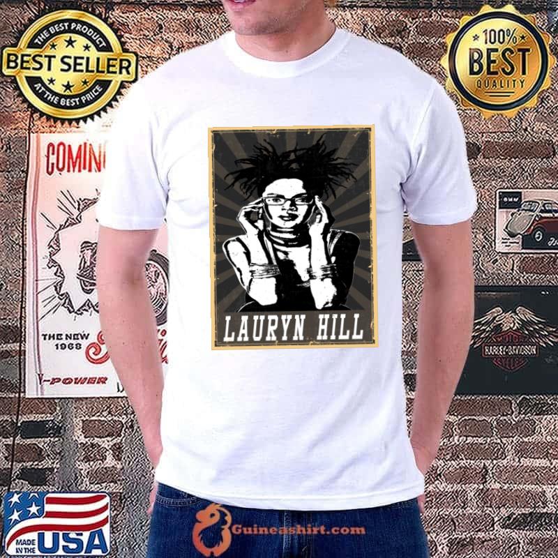 80s Retro Lauryn Hill American rapper singer songwriter record producer T-Shirt