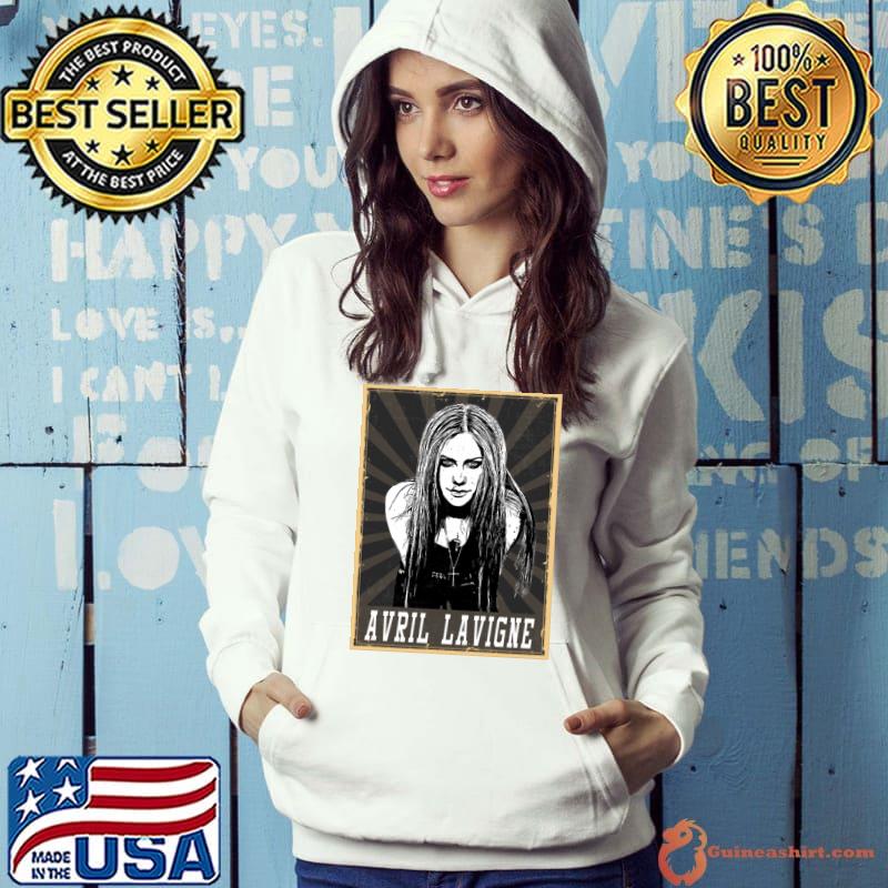 80s Style Avril Lavigne Canadian singer-songwriter musician in the development T-Shirt Hoodie