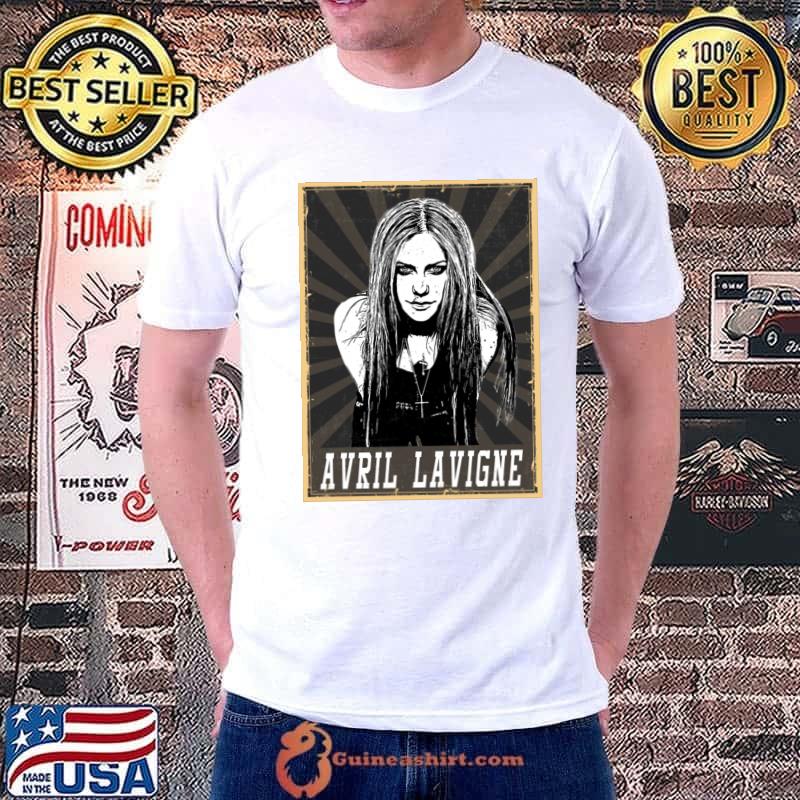 80s Style Avril Lavigne Canadian singer-songwriter musician in the development T-Shirt