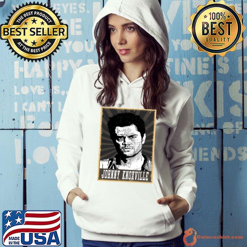 80s Style Johnny Knoxville American stunt performer actor producer and screenwriter T-Shirt Hoodie