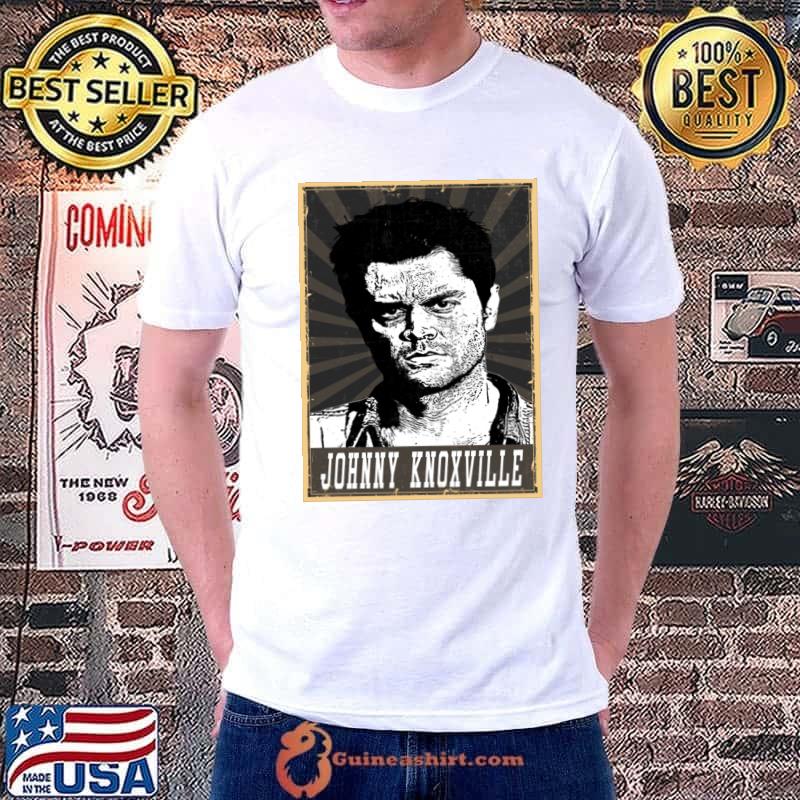 80s Style Johnny Knoxville American stunt performer actor producer and screenwriter T-Shirt