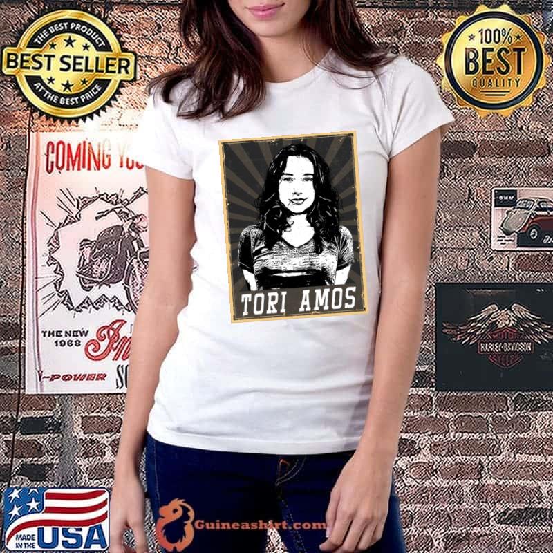 80s Style Tori Amos American singer-songwriter and pianist T-Shirt Ladiestee