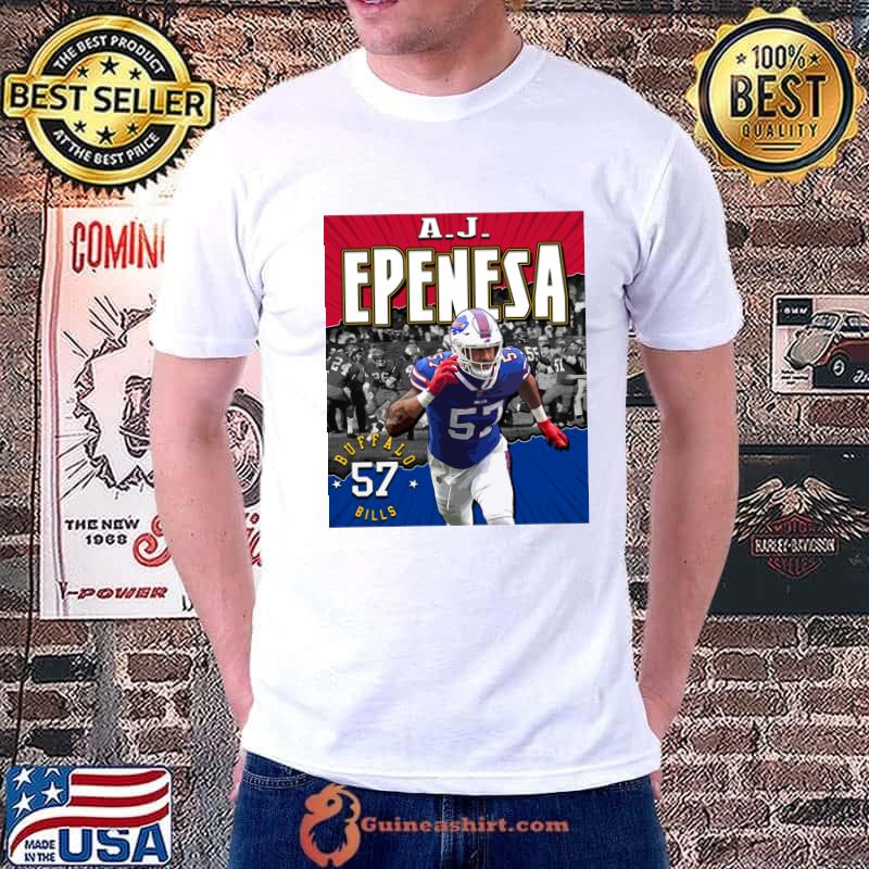 A.J. Epenesa American football defensive end for the Buffalo Bills T-Shirt