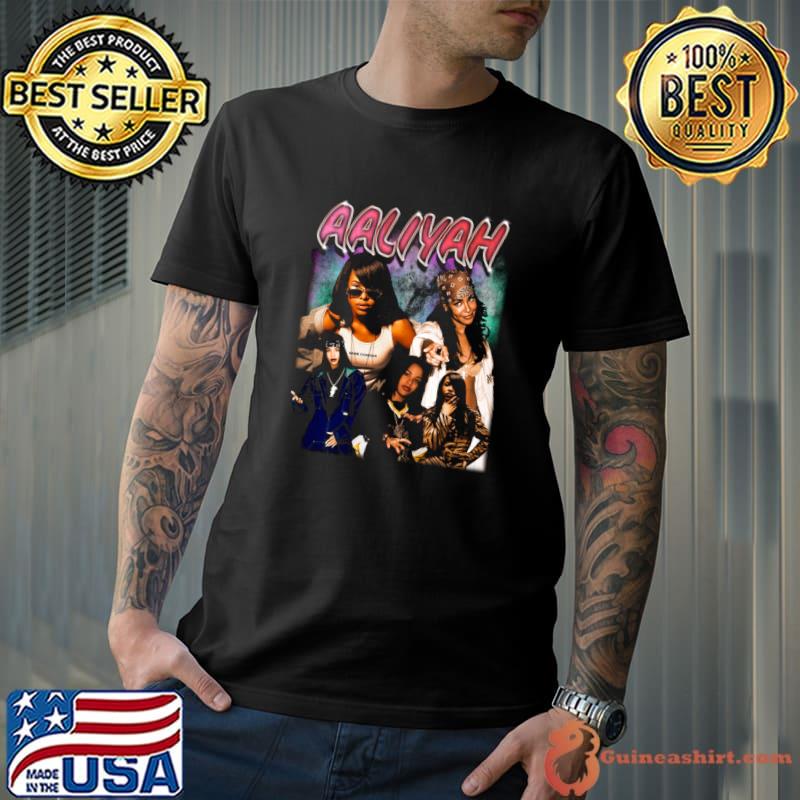 Aaliyah Vintage American singer and actress T-Shirt