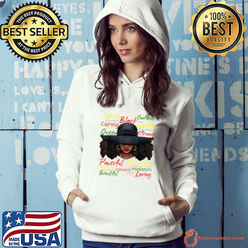 African Black History African American Ladies Juneteenth T-Shirt Hoodie
