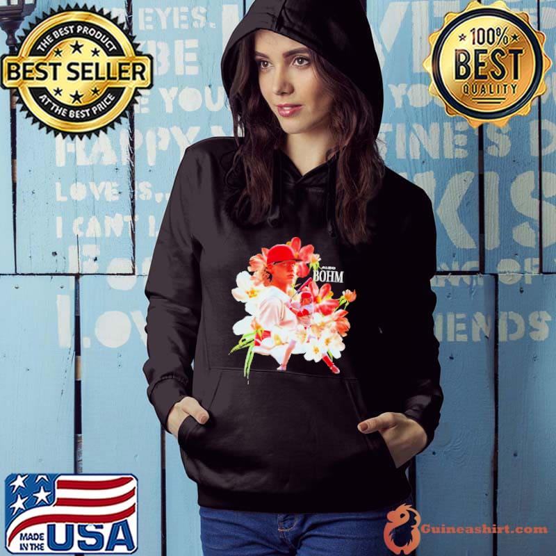 Alec Bohm Philadelphia Phillies baseball player flowers shirt