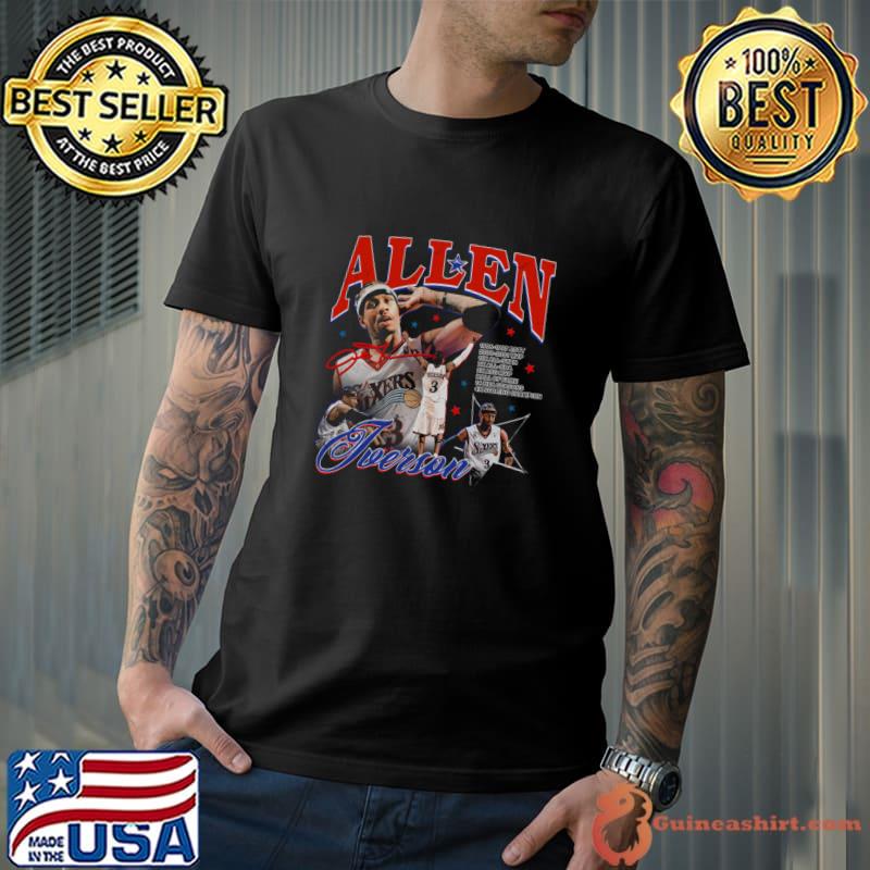 Allen Iverson Stats American former professional basketball player T-Shirt