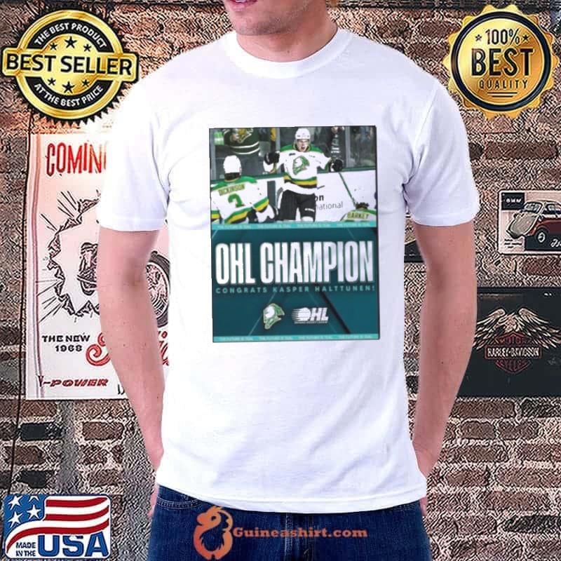 Alttunen And The London Knights On Winning The Ohl Championship Poster Shirt Unisex
