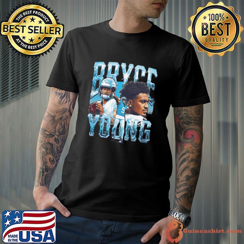 American football quarterback Bryce Young Carolina Vintage T-Shirt