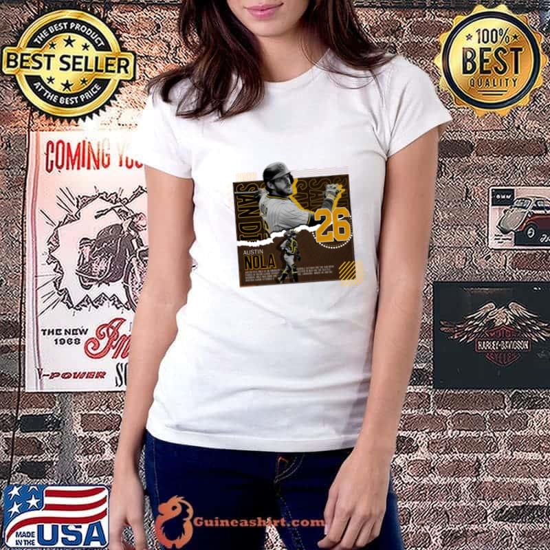 American professional baseball catcher for the Kansas City Royals austin nola baseball T-Shirt Ladiestee