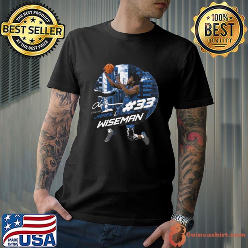 American professional basketball player james wiseman city emblem T-Shirt