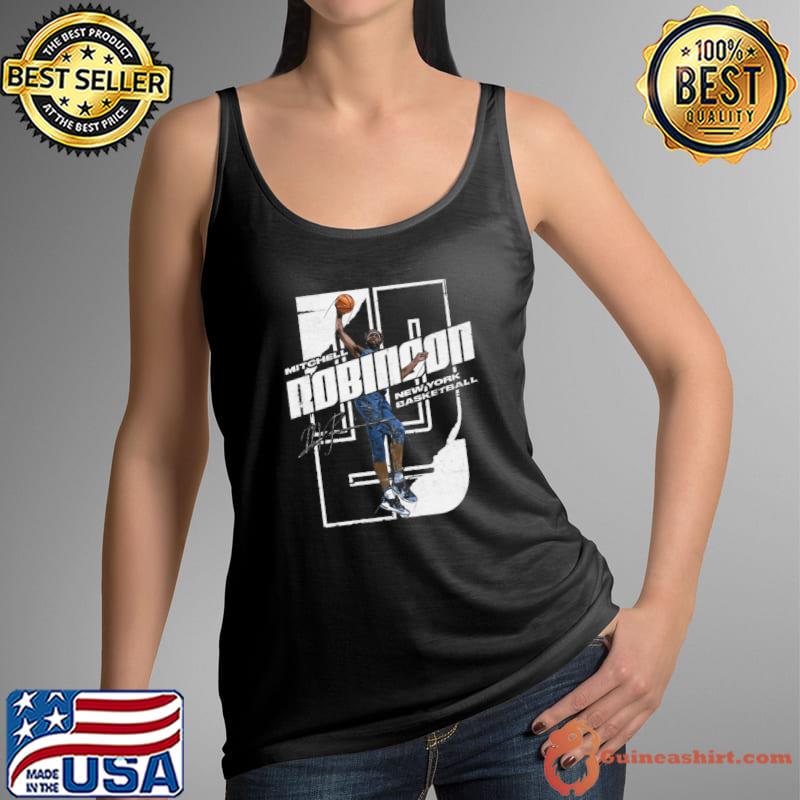 American professional basketball player mitchell robinson stretch T-Shirt