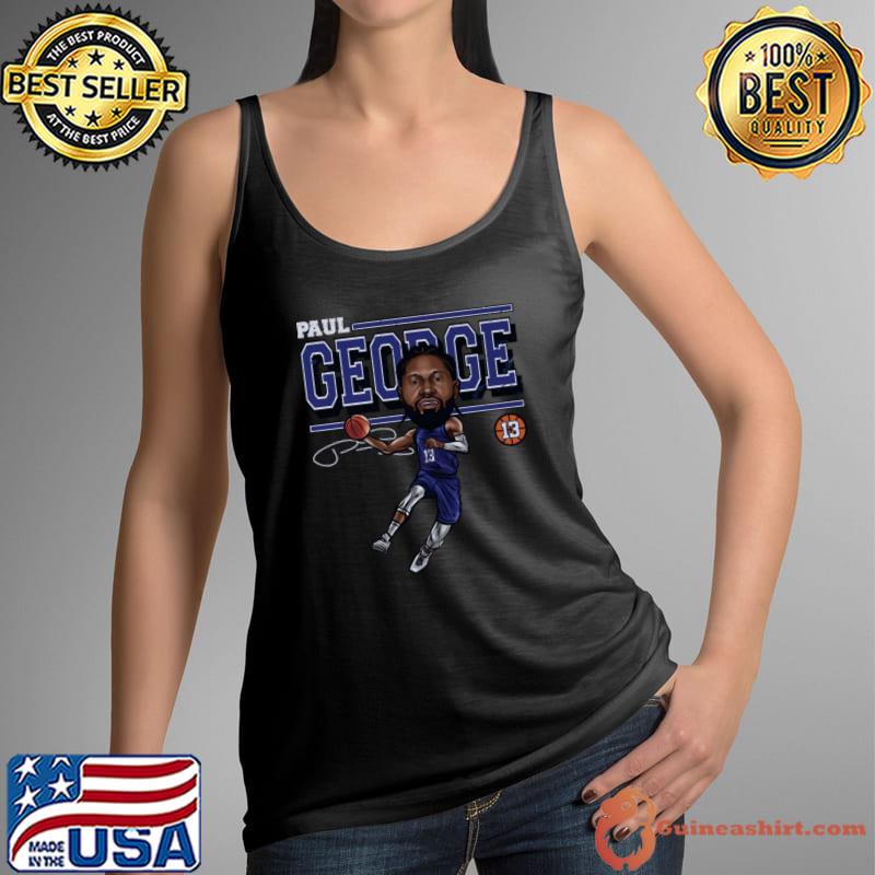 American professional basketball player signature paul george cartoon T-Shirt Tank Top