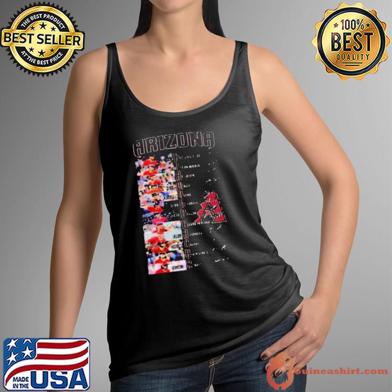 Arizona Diamondbacks All Team Players 2024 Signatures Shirt Tank Top