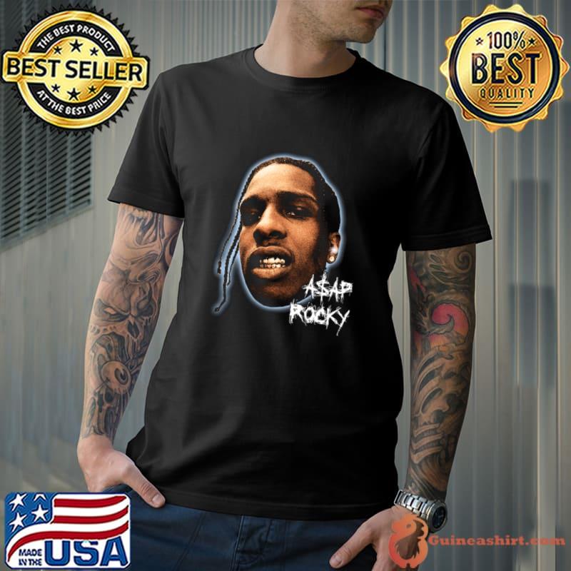 ASAP Rocky Big Face & Signature American rapper T-Shirt
