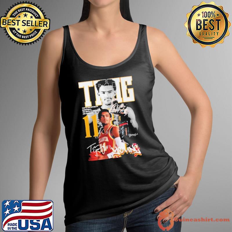 Atlanta Hawks Basketball Team Trae Young True Star Signature 2024 Shirt Tank Top